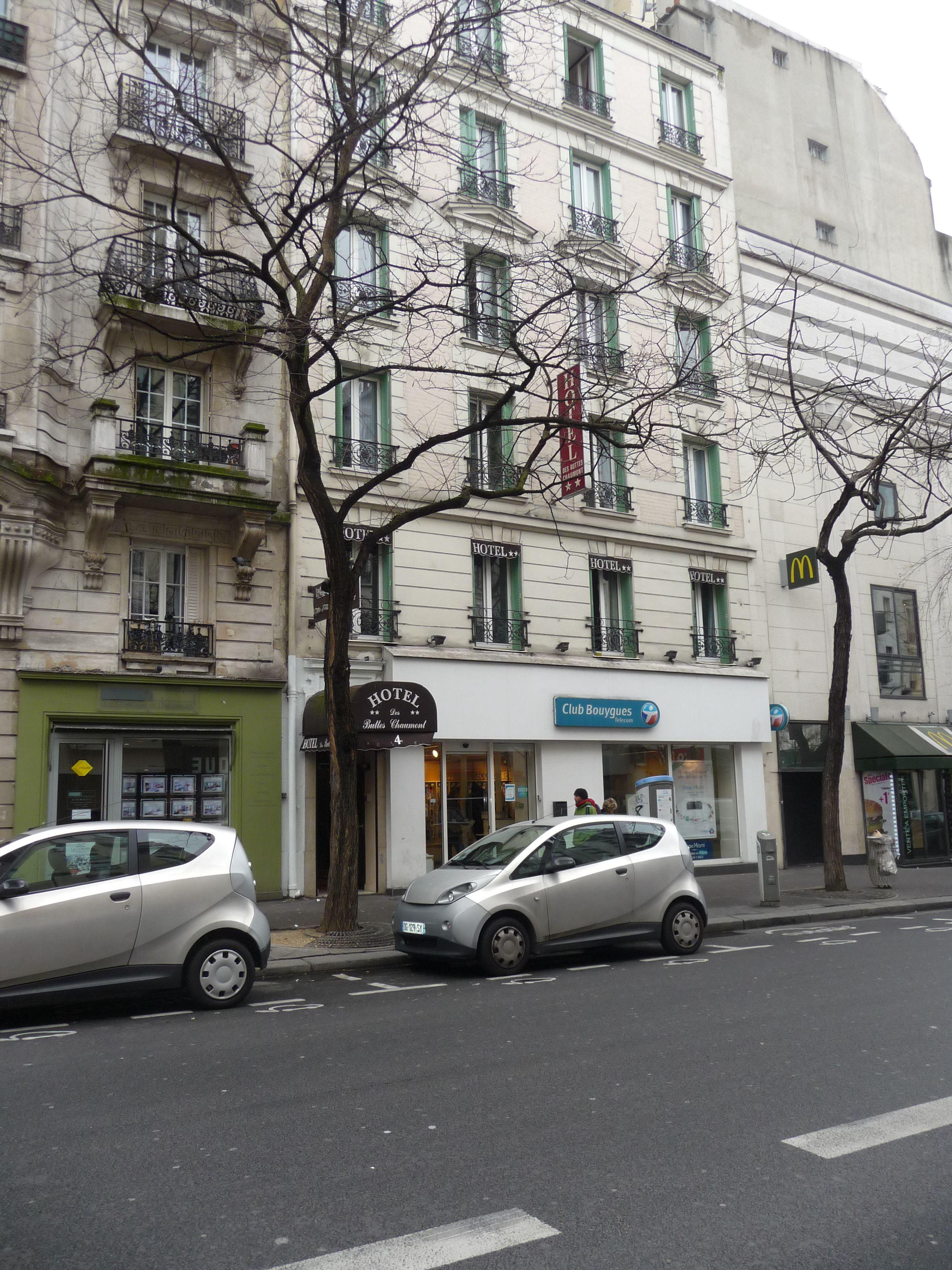 Des Buttes Chaumont Hotel